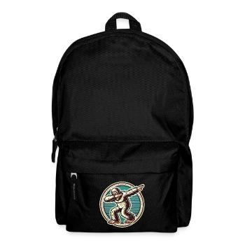Dabbender Bigfoot Retro Vintage Style - Rucksack - Schwarz - Vorne