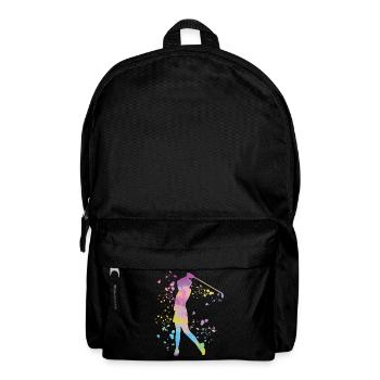 Golfer Colorsplash Kinder Miniaturgolf - Rucksack - Schwarz - Vorne