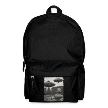 Rubber Duck Duckie UFO Alien Außerirdischer Selfie - Backpack - black - Front