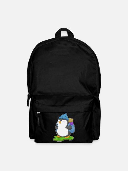 Pinguin Wanderer Rucksack Wandern - Rucksack - Schwarz