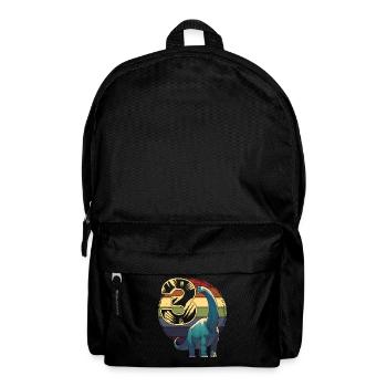 Brachiosaurus 3 Years 3rd Birthday Gift - Backpack - black - Front
