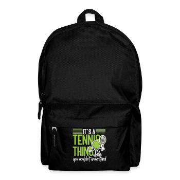 Funny Tennis Player Racket It's A - Rucksack - Schwarz - Vorne