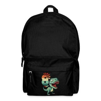 T-Rex Tyrannosaurus 8 ans 8e anniversaire Cadeau - Sac à dos - noir - Devant
