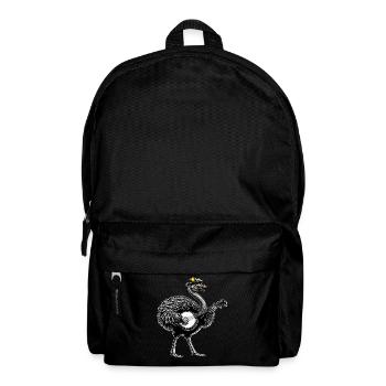 Straußentier Bluegrass Banjo Spieler - Rucksack - Schwarz - Vorne