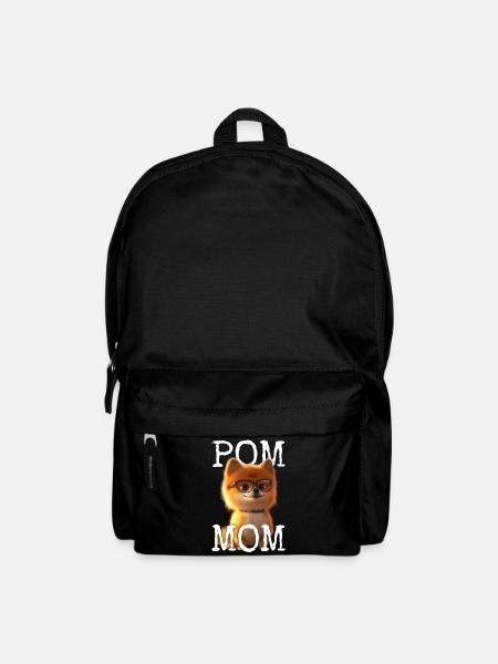 Pom Mom Zwergspitz Mommy Spitz Mama Muttertag Mom - Rucksack - Schwarz