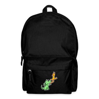1 an - Inscription à l’école - Motif Dragon - Numéro 1 - Sac à dos - noir - Devant