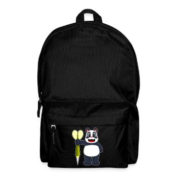 Panda Dart Dartpfeil - Backpack - black - Front
