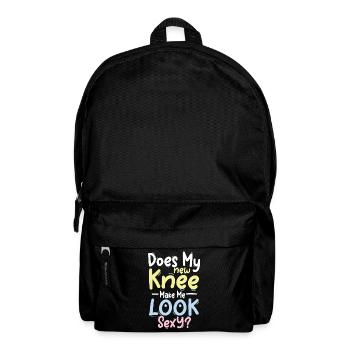 Does my new knee make me look sexy 01 - Rucksack - Schwarz - Vorne
