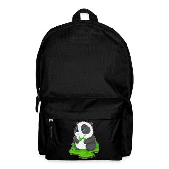 Panda Bambus - Rucksack - Schwarz - Vorne