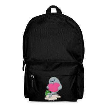 Cœur de phoque - Sac à dos - noir - Devant