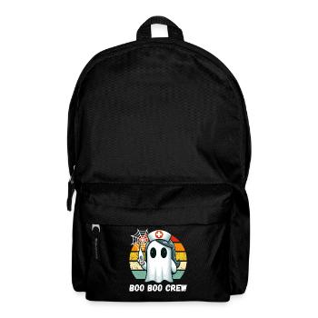 Halloween fantôme infirmière assistant médical drôle - Sac à dos - noir - Devant