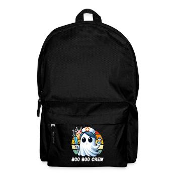 Halloween Ghost Nurse Doctor Retro Boo - Backpack - black - Front
