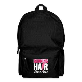 Running Hair Doesn't Matter - Backpack - black - Front