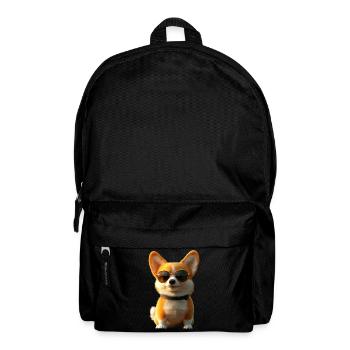 Corgi Welsh Corgi Cardigan Chien Mignon Welsh Corgi - Sac à dos - noir - Devant