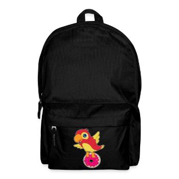 Parrot Donut - Backpack - black - Front