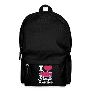 J’adore la fabrication de savon - Sac à dos - noir - Devant