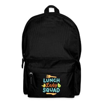 Mittagessen Schule Cafeteria Crew - Rucksack - Schwarz - Vorne