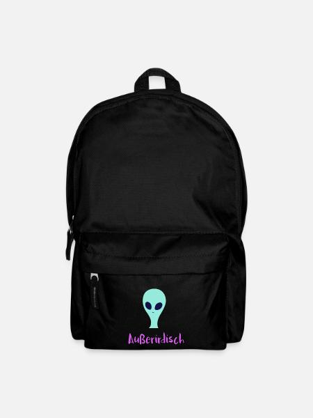 Mysteriöser Alien - Rucksack - Schwarz