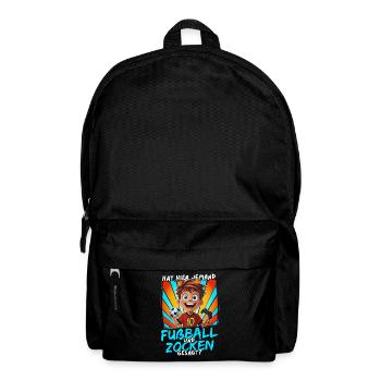Football and Gaming Birthday Boy 10 Years - Backpack - black - Front