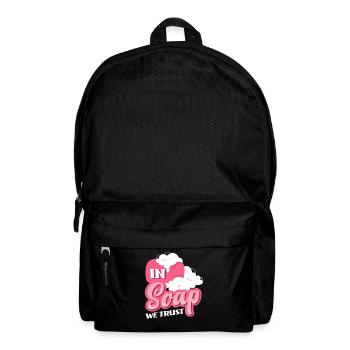 Faites confiance au savon - Sac à dos - noir - Devant