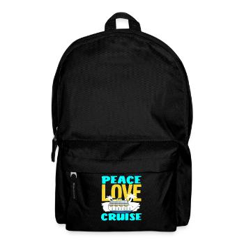 Expérience de vacances en croisière Peace Love - Sac à dos - noir - Devant