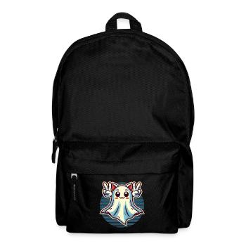 Cat Ears Ghost Kemonomimi Girl Halloween - Backpack - black - Front