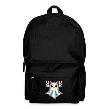 Cat Ears Ghost Kemonomimi Girl Halloween - Backpack - black - Front
