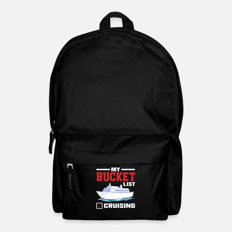 Meine Bucket List Kreuzfahrt - Rucksack - Schwarz