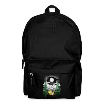 Frog Frogs Hammock Chill Hang Out Nature - Backpack - black - Front