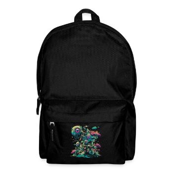 Esthétique bizarre Yeux Globes oculaires Machines Drea - Sac à dos - noir - Devant