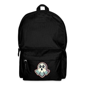 Erschrockenes Gespenst Lustiges Geister Design - Rucksack - Schwarz - Vorne