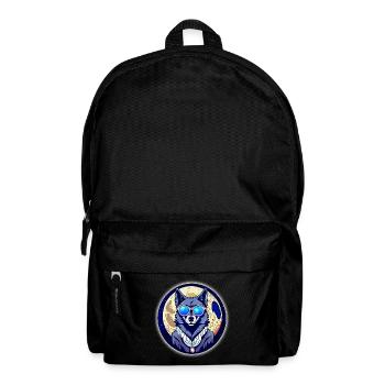 Wolf on the moon - Backpack - black - Front