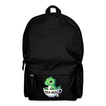 Tea Rex Dinosaur Lover T-Rex Tasse à thé - Sac à dos - noir - Devant