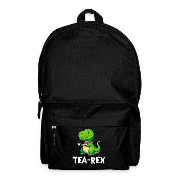 Tea Rex Dinosaur Lover T-Rex Tasse à thé - Sac à dos - noir - Devant