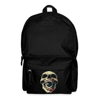 Weirdcore Aesthetic Skull Eyeball Creepy S - Backpack - black - Front