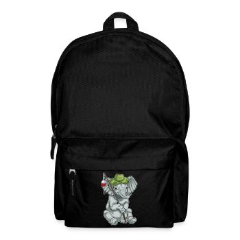 Pêche à la canne à pêche Elephant Angler - Sac à dos - noir - Devant