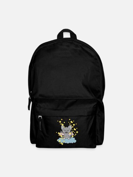 Fledermaus Fledermäuse Kinder Kind Halloween - Rucksack - Schwarz