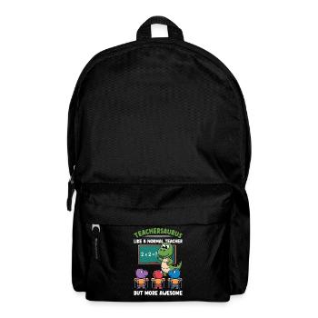 Teachersaurus Rex Dinosaure Professeur Professeur - Sac à dos - noir - Devant