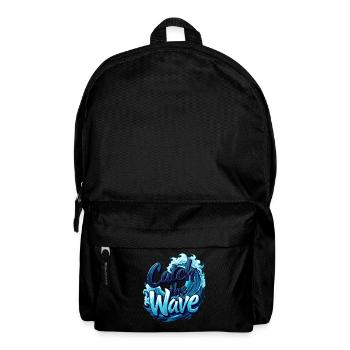 Catch the Wave für einen Surfer Wellenreiter - Rucksack - Schwarz - Vorne