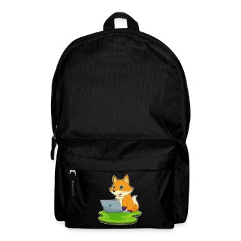 Fuchs Laptop - Rucksack - Schwarz - Vorne
