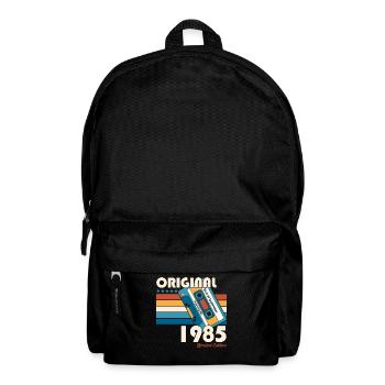 40ème Anniversaire Millésime Septembre 1985 Cassette 85 - Sac à dos - noir - Devant