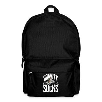 Mountain Biker Gravity Sucks MTB Adventure - Backpack - black - Front