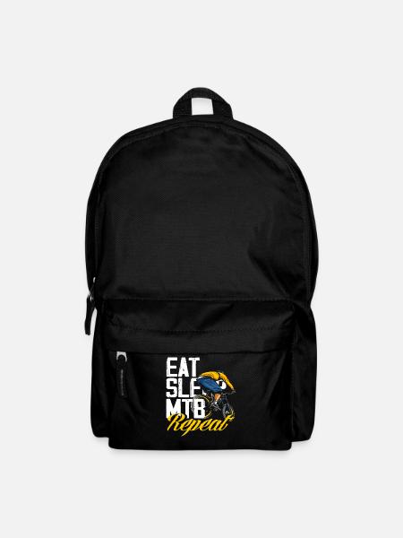 Eat Sleep MTB Repeat Mountain Bike Adventure - Backpack - black