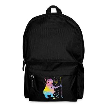 Golfer Colorsplash Kinder Miniaturgolf - Rucksack - Schwarz - Vorne