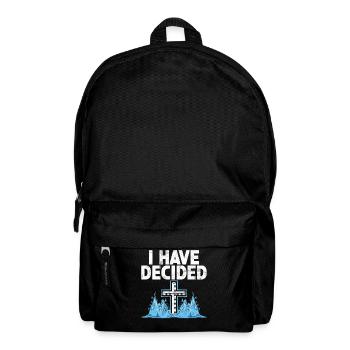 Taufe Getaufte Christliche Jesusgott -Bibel - Rucksack - Schwarz - Vorne