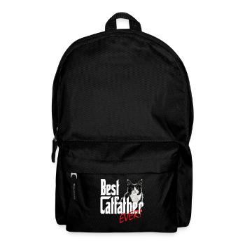 Chat Papa Meilleur Catfather Jamais Fou Chat Père Kitty - Sac à dos - noir - Devant