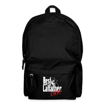 Chat Papa Meilleur Catfather Jamais Fou Chat Père Kitty - Sac à dos - noir - Devant