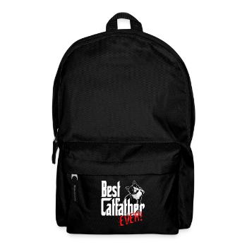 Chat Papa Meilleur Catfather Jamais Fou Chat Père Kitty - Sac à dos - noir - Devant