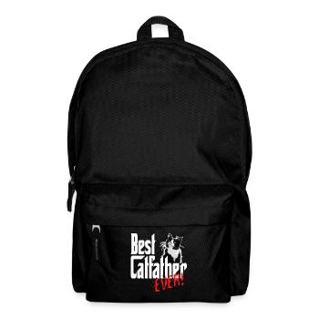Chat Papa Meilleur Catfather Jamais Fou Chat Père Kitty - Sac à dos - noir - Devant