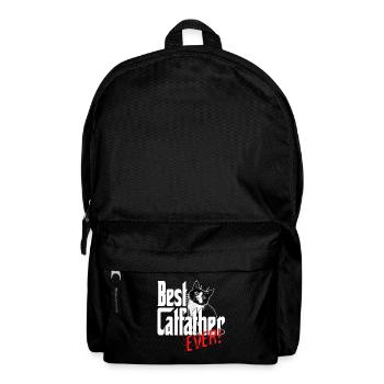 Chat Papa Meilleur Catfather Jamais Fou Chat Père Kitty - Sac à dos - noir - Devant